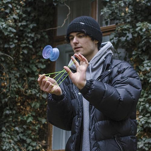 YoYo Factory Flight Offstring JoJo – Leerlauf JoJo mit Kugellager – Für JoJo Kinder ab 8 Jahren – Perfekt für Anfänger und Profi Yoyo Spieler – Hochwertiges Spielzeug und Fidget Toy - Blau / Violett