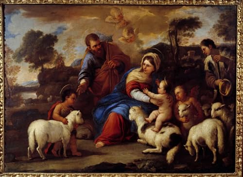 Tableaux Impression Toile Sainte Famille transmettant l'harmonie sacrée de l'art classique chez vous