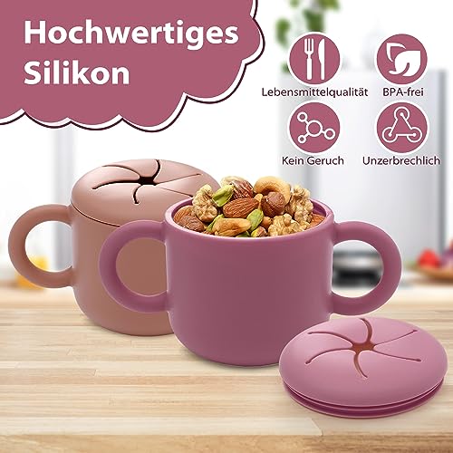 Tazza per Spuntino Bambini Snack Cup Toddler, 2