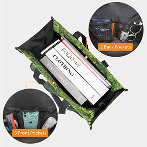 Image of TOPDesign Utility Water Resistant Tote Bag with 13 Pockets, Top Zipper Closure & Thick Bottom Support, for Working Women