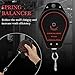 Spring Balancer, 0.6-2.0 kg Retractable Scale Wire Rope Balancer Tool Holder Hanger, Metal and Rubber Wall Pulley, Prevent Damage to Tools and Improve Working Efficiency, ES620