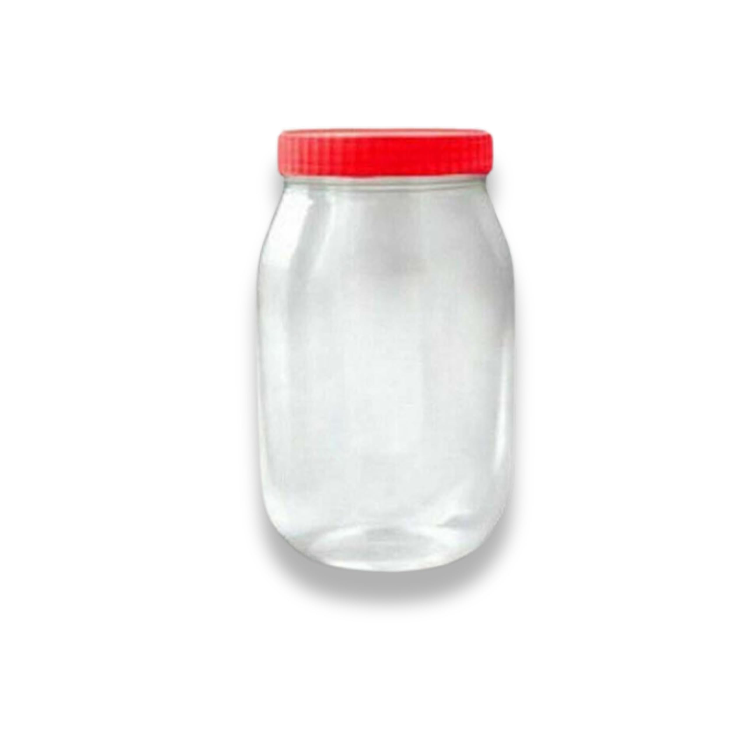 QUANTA Plastic Jars with Lids – Clear Storage Containers – Airtight, Stackable, BPA-Free Container Jar for Spices, Sweets, Crafts, Dog Treats – Reusable & Durable (1, Clear/Transparent, 3000ml)
