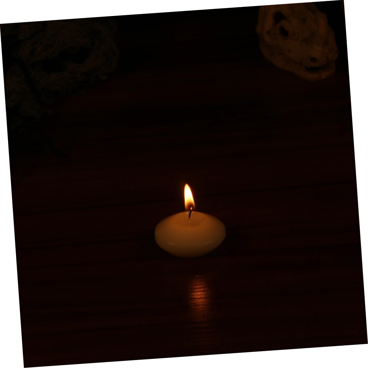Velas Flotantes 50 Unidades de Cera de Parafina Redondas