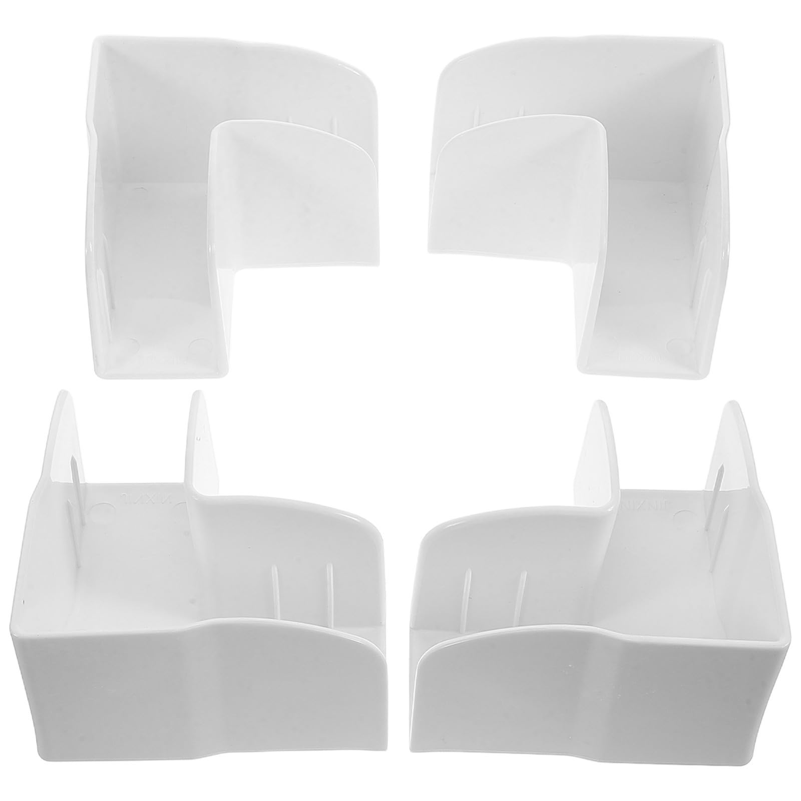 4pcs Foldable White Plastic Playpen Stabilizer Bracket for Infants