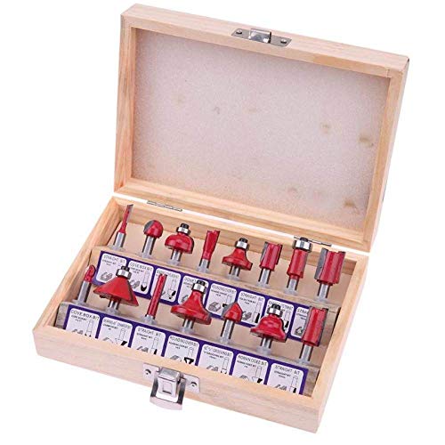 Fraises defonceuse 1/4 pour rainurer et profiler vos meubles en bois facilement