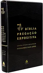 Bíblia Pregação Expositiva | RA |PU luxo preto
