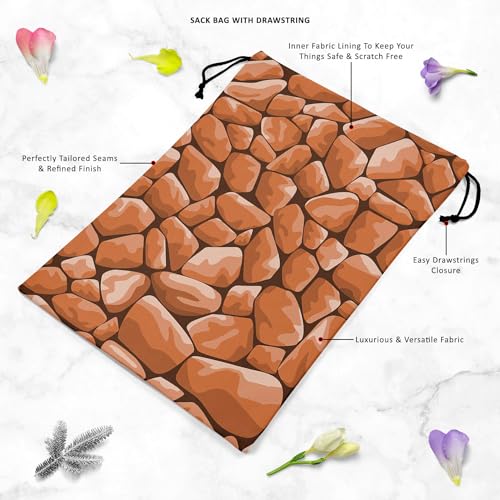 Image of ArtzFolio Abstract Decor | Reusable Sack Bag | Bag for Gym, Storage, Vegetable & Travel