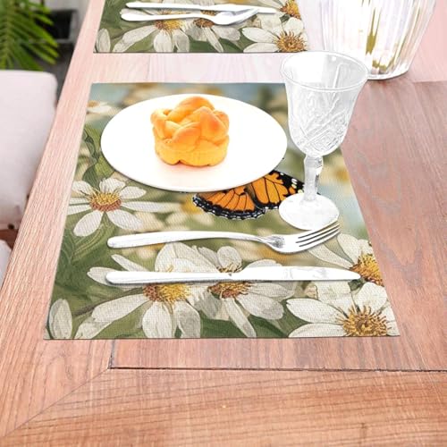 Sets de table lavables et antidérapants contre les taches de repas - 8