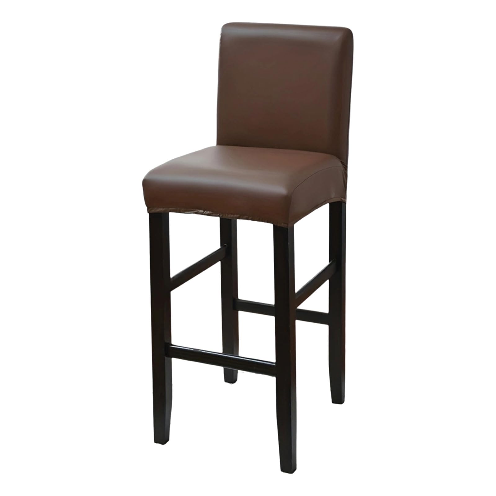 Hsioluted Water Resistant PU Barstool Covers Removable Chair Covers Slipcover Barstools for Dining Room Chairs Protectors Removable Washable Seats