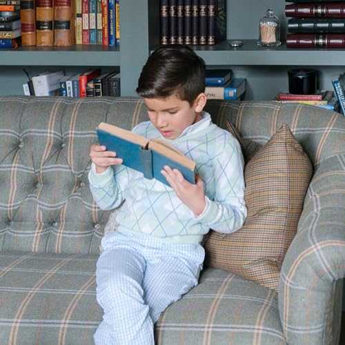 Hope & Henry Boys' Long Sleeve Fine Gauge V-Neck Sweater3