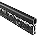 Trim-Lok Trim Seal with Top Bulb ? Fits 3/32? Edge, 3/8? Bulb Seal Diameter, 25? Length ? PVC Plastic Trim with EPDM Rubber Seal, Easy to Install for Cars, Boats, RVs, Trucks, and Home Applications