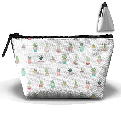 Preisvergleich Produktbild Muster-Kaktus Reise Kulturbeutel Kosmetiktasche wasserdicht Reißverschluss Aufbewahrungstasche