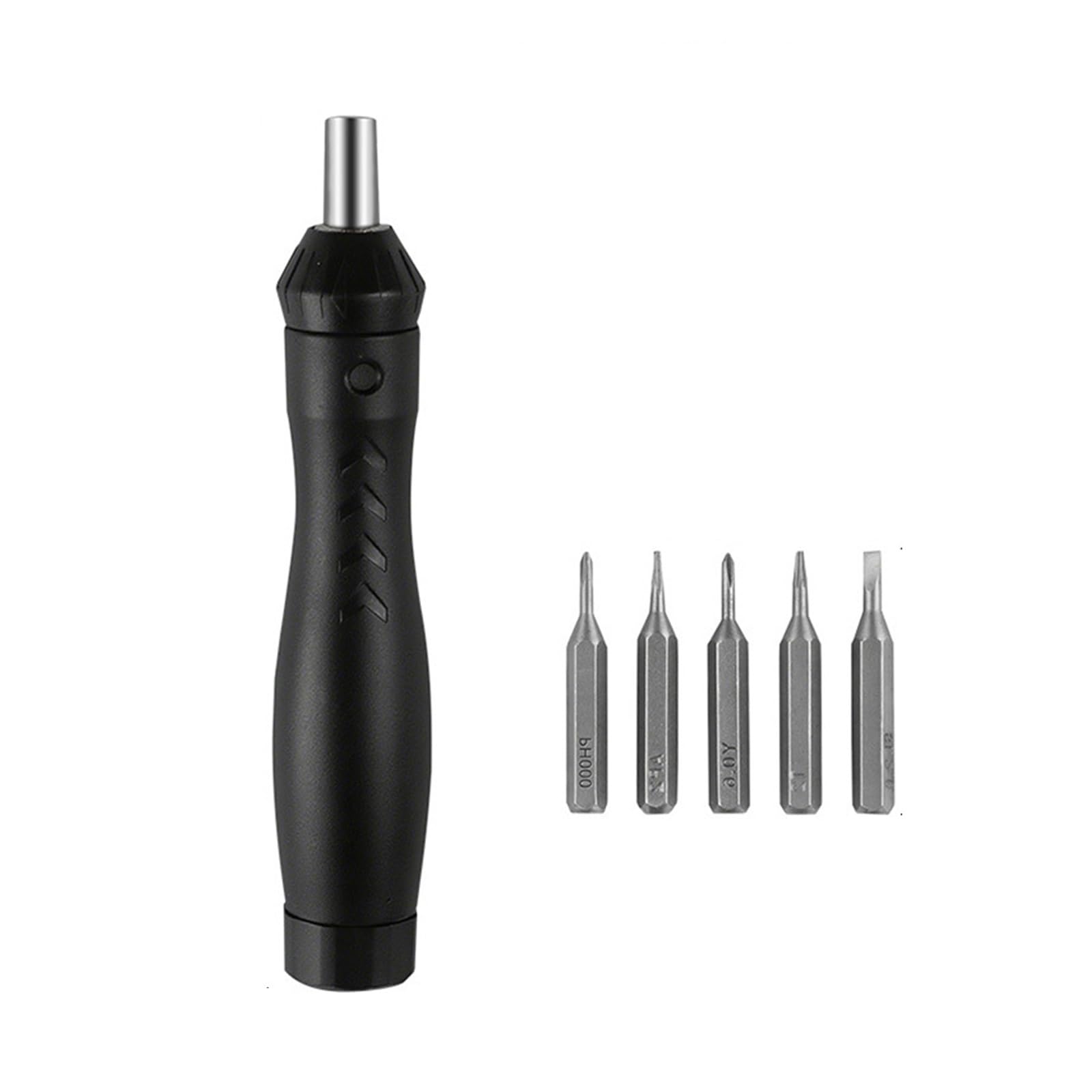 5-in-1 Ratcheting Screwdriver Set with 5 Steel Bits, Ergonomic Handle for Household & Automotive Repairs Compact Ratcheting Screwdriver Storage Case