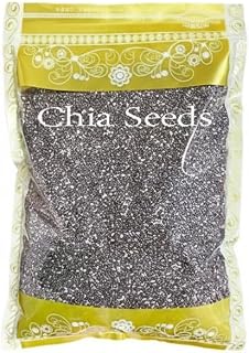 จีเอฟ Premium Chia Seeds Bulk – Versatile Culinary Ingredient for Baking, Smoothies, and Recipes – Rich in Fiber & Plant Protein – All Natural Whole Food 500g