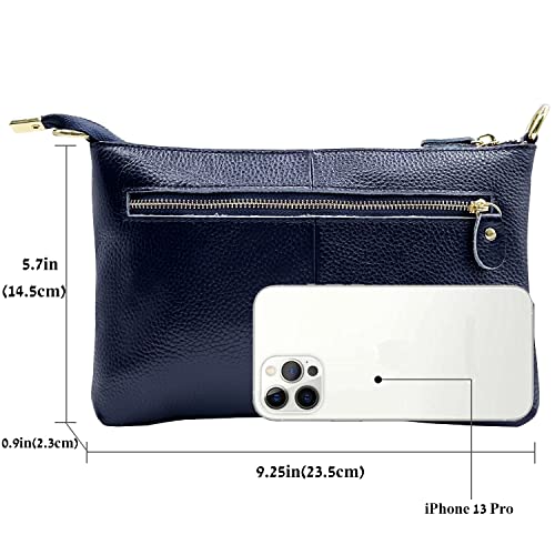 Image of Beurlike Leather Wristlet Wallet Clutch Purses For Women Small Crossbody Phone Bags