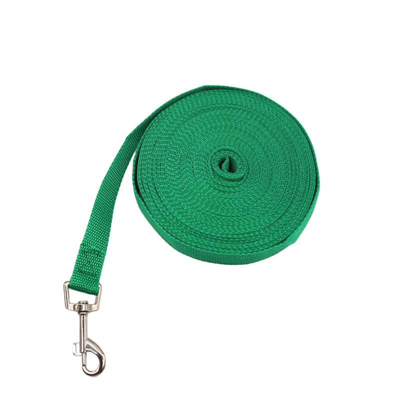 9 Meters PP Plastic Dog Lead,Green Dog Leash 2CM Wide Pet Leash For Easy Walking Puppy/Kitten/Small Pet