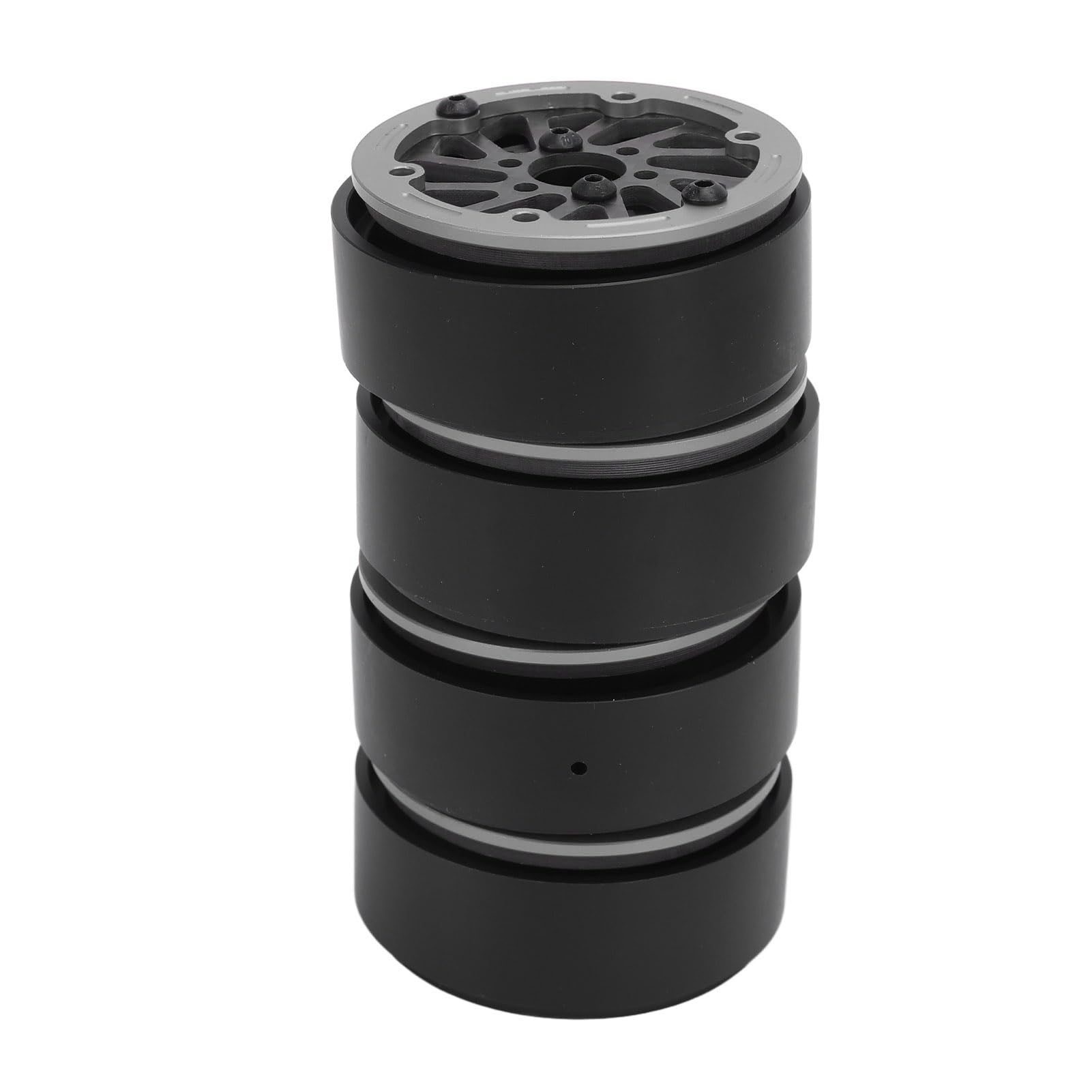 Piasty kół RC, Lekkie Łatwa Instalacja 1,9-calowe Obręcze kół z Włókna Węglowego Odporne na ścieranie w Samochodzie RC 1/10 (GREY)