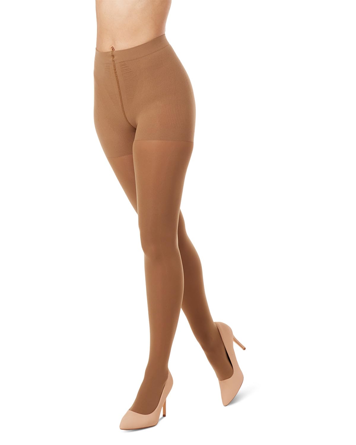 MeMoiWomen's FirmFit 70 Denier Control Top Tights