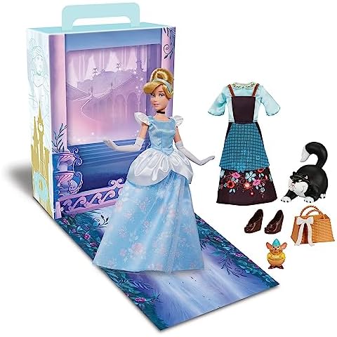 Disney Cinderella Doll with Accessories and Play Stage Cover