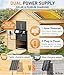 Automatic Chicken Coop Door Solar Powered with Timer/Light Sensor, Solar Chicken Coop Door Anti-Pinch, Aluminum Alloy Chicken Door | Larger Solar Panel | Higher Capacity Battery | 20M Remote Control