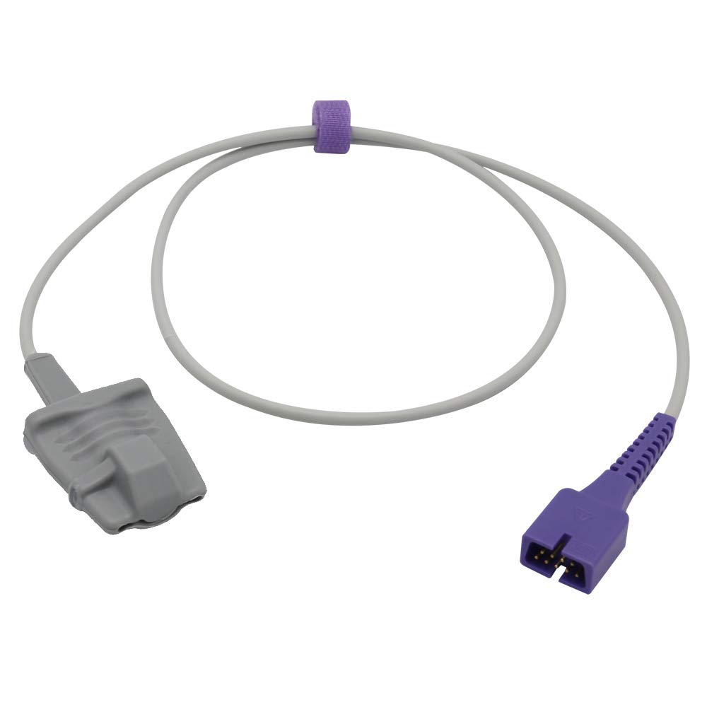 Sino-k Compatible S410S-01P0 Capteur Spo2 Doigt adulte Doux Connecteur 3,2 pieds 9 broches FDA/CE approuvé