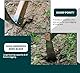 Berry&Bird Gartenhacke Pickel Hoe, Edelstahl Doppelhacke mit Holzgriff, Spitzhacke, Kombihacke für Transplantation Graben Pflanzung Lockerung des Bodens(37.8CM