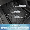 FIILINES Tapis de sol pour Chevy Equinox modèle à essence (pas pour VE) 2025-2026, doublures de plancher TPE de protection tous temps pour accessoires Equinox, imperméables et durables, ensemble de