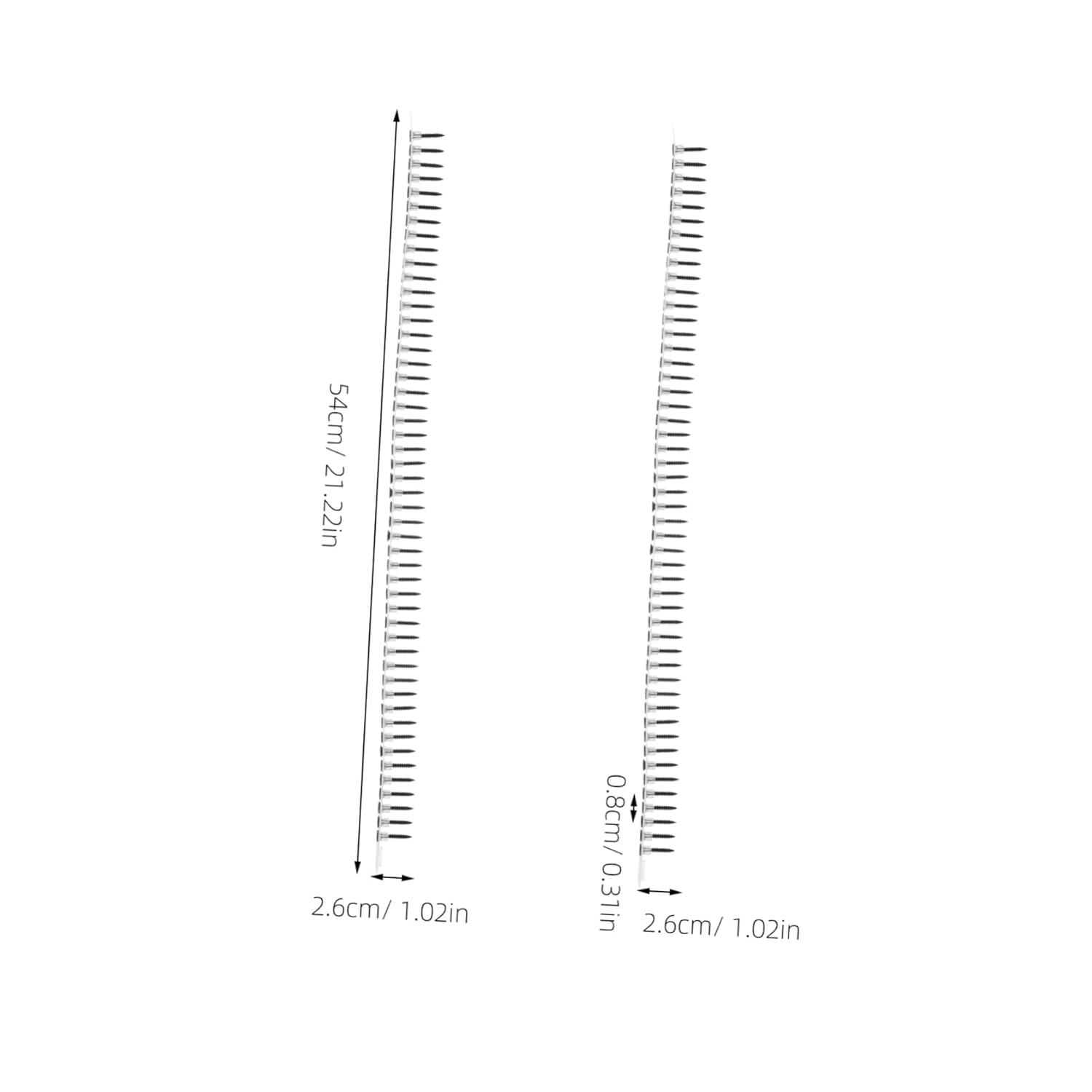 Angoily 1000pcs Drywall Screws and Plastic Chain Fasteners for Woodworking Includes Self-Tapping Screws and Anchors Convenient Installation for Renovation Projects