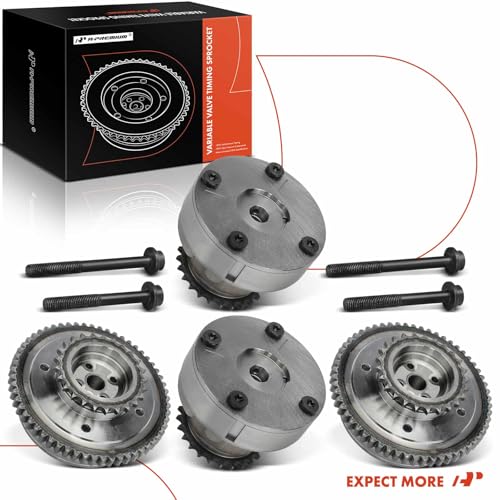 A-Premium 4-PC Exhaust & Intake Engine Variable Valve Timing (VVT) Sprocket Gear Camshaft Adjuster Compatible with Ford F-150, Explorer, Taurus, Flex, Police Interceptor Sedan & Lincoln Navigator by A-Premium - Image 9