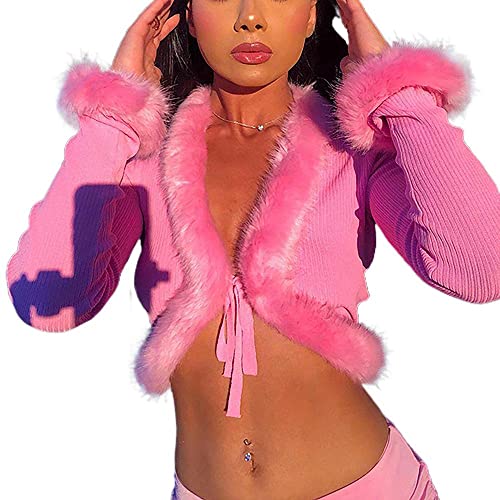 KnniMorning TEES Sexy Women Long Sleeve Tie-up...