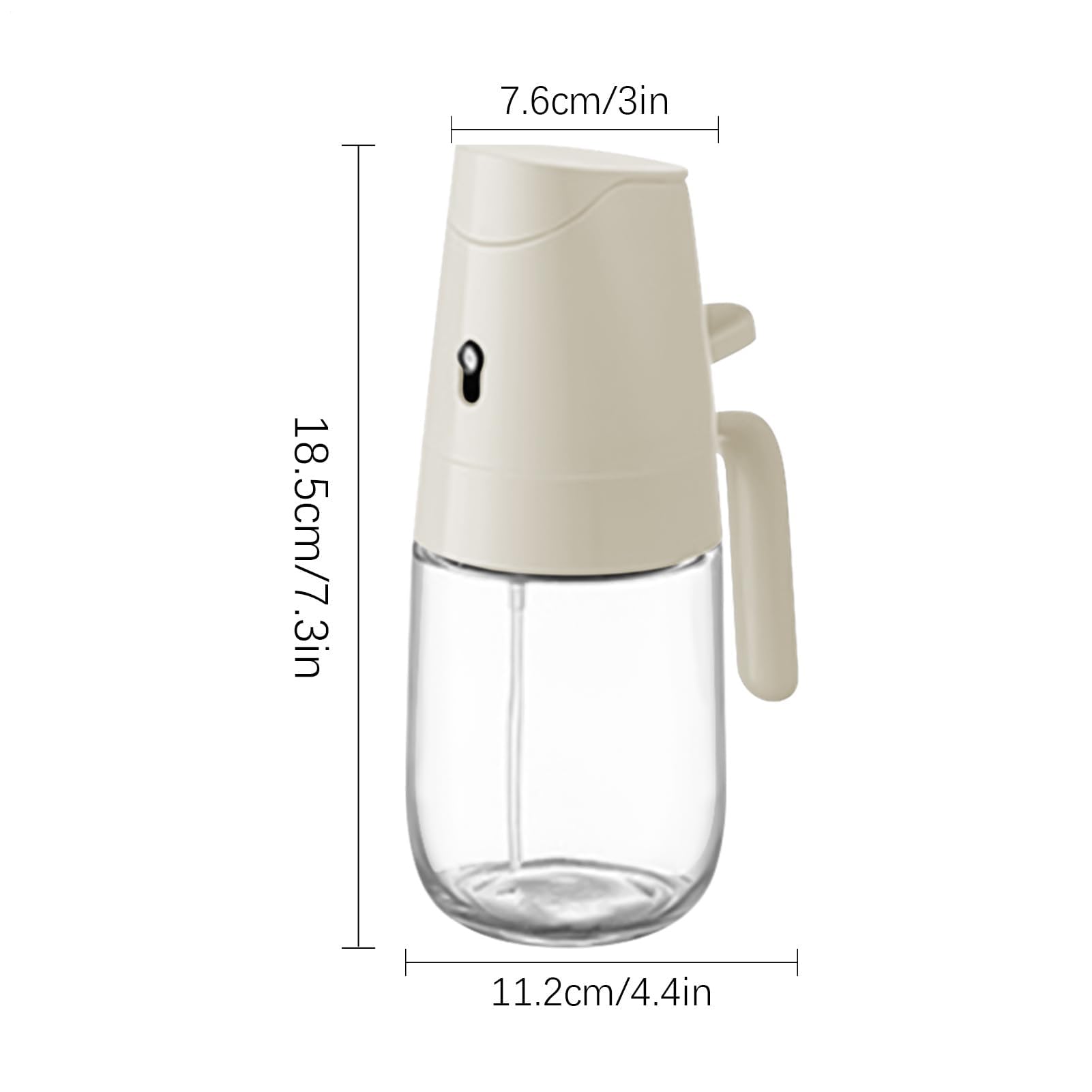 Olivenöl-Sprühspender – 300 ml Küchen-Sprühflasche zum Kochen, Grillen, Backen, Grillen, Luftfritteuse, Picknick, Restaurant, Garten, Braten