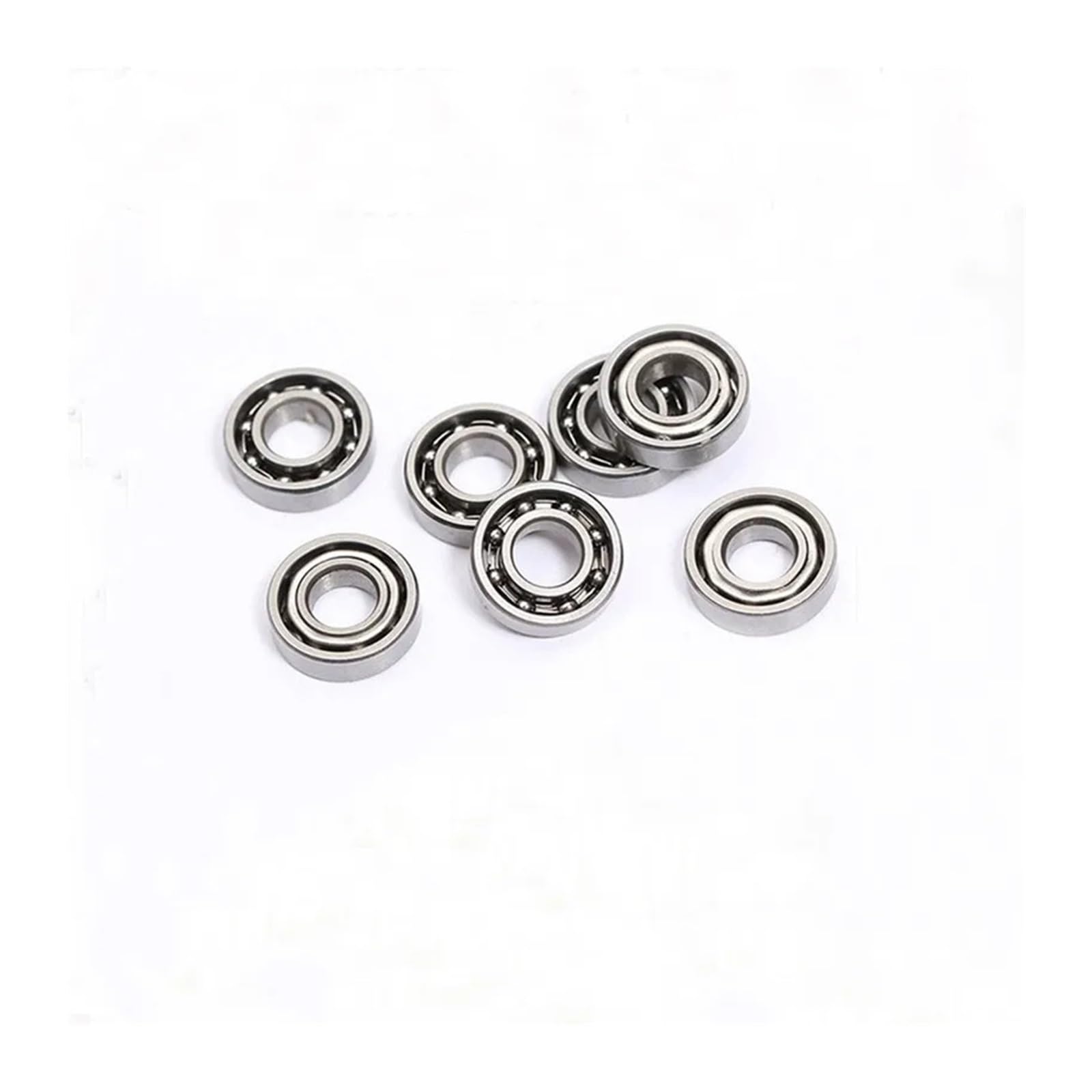 PXQCHAVLN 5pcs MR52 MR63 MR84 MR105 MR74 MR115 MR105 MR126 MR149 Miniature Model Bearing Open Type Deep Groove Ball Bearings(Mr74 4x7x2mm)