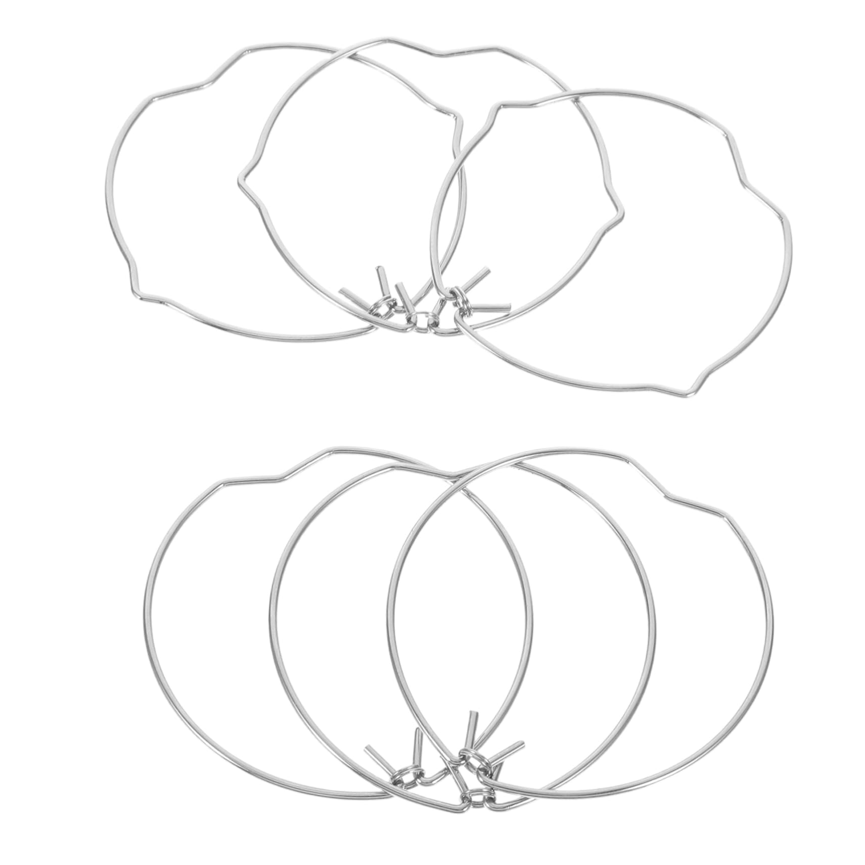 Mikikit 6pcs Light Spring Clips Led Spotlight Accessories Flush Mount Light Clamp Ring Adjustable Design for Home and Office Use