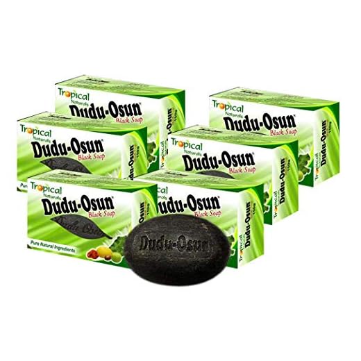 Tropical Naturals Dudu Osun Black Soap - Pack of 6