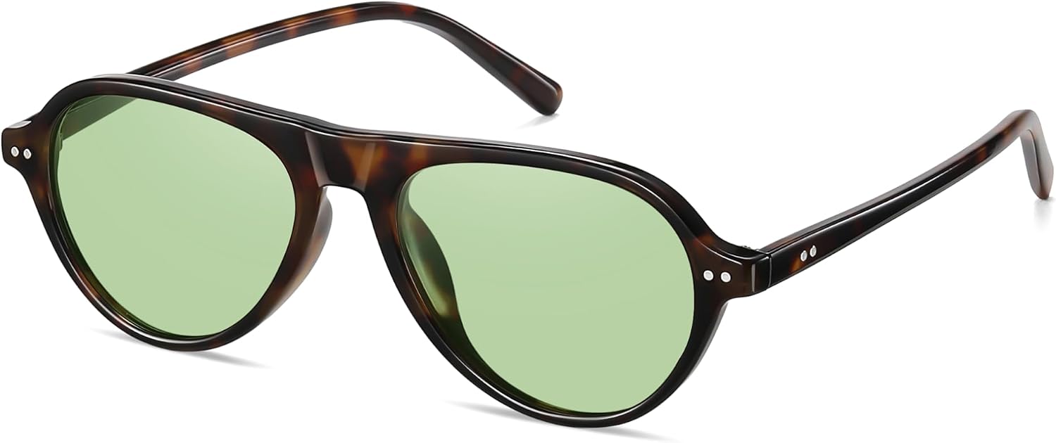 Appassal Retro Polarized Aviator Sunglasses for Women Men Small 70s 80s Vintage Trendy Pilot Shades AP3798