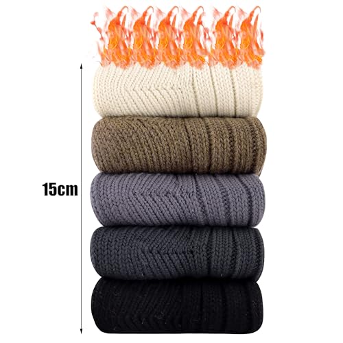 Belloxis Women Alpaca Socks Thermal Winter Warm Thick Cozy Soft Comfortable 5 Pairs Socks Women's Gifts3