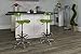 Flash Furniture Vibrant Spicy Lime and Chrome Drafting Stool with Tractor Seat