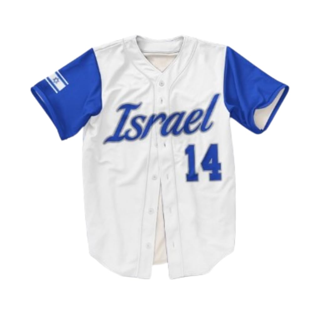 Israel Baseball Jersey Stitched Any Name Number