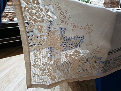 PREGIATISSIMA TOVAGLIA in Puro Lino 100% Ricamo