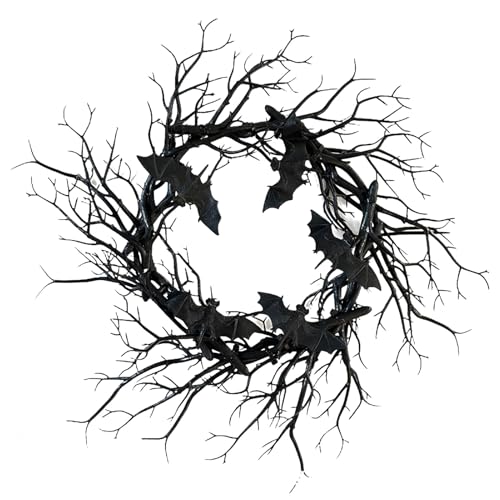Halloween Astwerk Deko - Schwarzer Zweig KunstDeko-Schild - Geeignet...