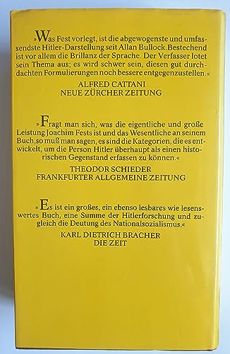 Hitler. Eine Biographie [German] 3550060785 Book Cover