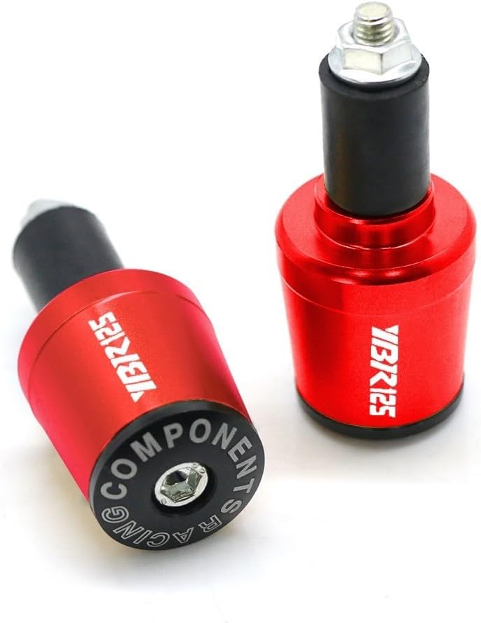 KSHSAA Grips for Yama&ha YBR 125 YBR125 YBR 250 YBR250 All Years Motorcycle 7/8"" CNC Handle Bar Handlebar Grips Ends Cap Plugs Accessories(Color:Blue)