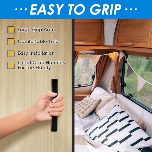Asidero de puerta para autocaravana con diseño robusto y funcional 3
