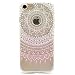 Produktbild Hülle für iPhone 6S,RUIST Durchsichtig Soft TPU Stoßfest Frame Schutzhülle Transparent Stil Blume Muster Flexibel Case Cover Anti Kratzer Protective Handy Tasche für Apple iPhone 6 / 6S (4.7 Zoll)