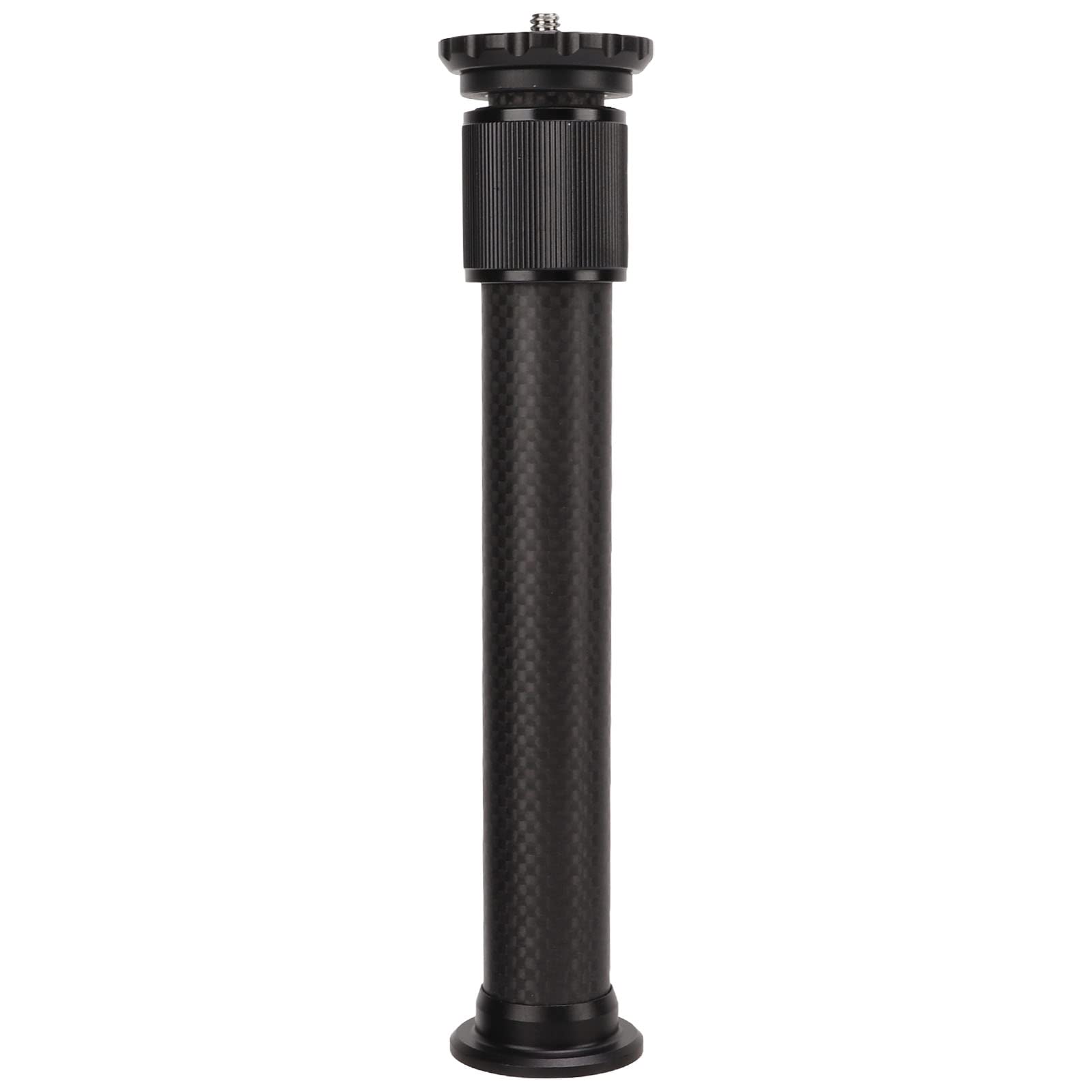 Varilla de Extensión de Trípode de Fibra de Carbono, Poste de Extensión de Trípode Tubo de Extensión de Trípode de Columna Central de Fibra de Carbono de 2 Secciones, Accesorio
