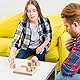 VANZACK 6 StüCk Holztablett Quadratisch 12X12Cm - Praktische AufbewahrungslöSung FüR Hexaeder-Puzzle Bastelbedarf Und Schmuck Naturholz FüR Kinder Und Kreative Projekte