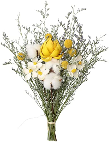 Ramo de flores naturales secas para decoración miniatura 4