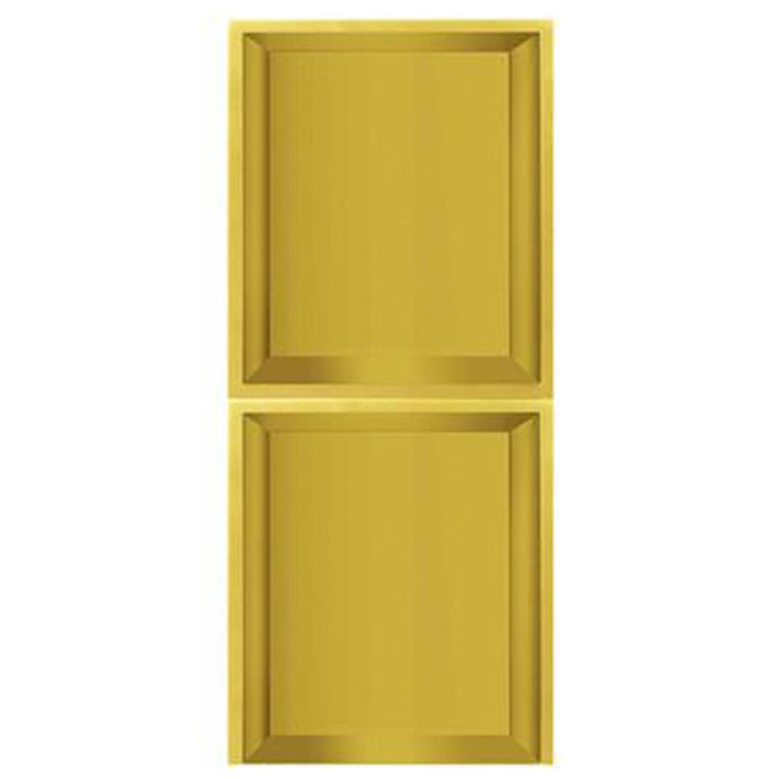QUSYZD Shower Niche, Stainless Steel Bathroom Shelves, Embedded Wet Room, Waterproof Toiletry Shampoo Shower Organiser, Home Bathroom Bedroom Kitchen,Gold-27.56x11.03x4.93in/70x28x12.5CM