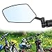 Adjustable Rearview Mirror for – HD Clear Anti-Glare Wide Field of View Mirror with Multi-Angle Adjustment, 10. x 7 cm, PA+PP Material, Fits 22.2–23 mm Handlebars
