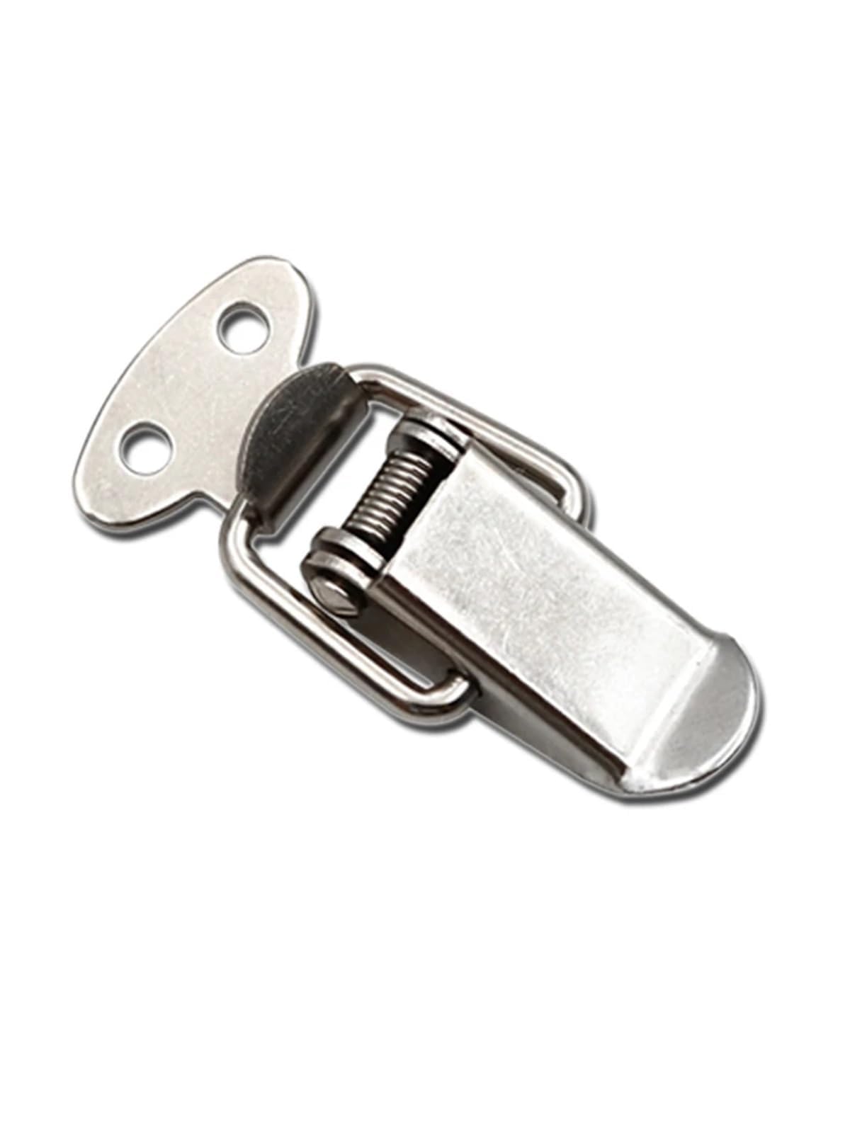 WPOIYHGBY 1Pcs 201 Stainless Steel Toggle Hasp Latch Buckle Lock 107 Spring Duckbill Wooden Box Bag